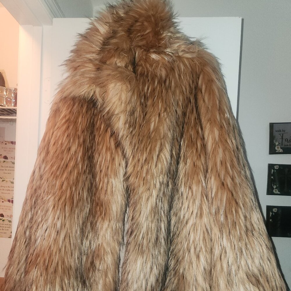 Faux fur jacket